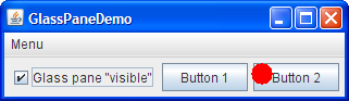 GlassPaneDemo 的快照