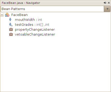 NetBeans BeanPattern 导航器