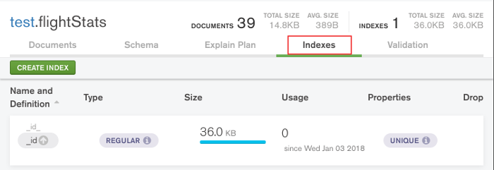 Compass index tab